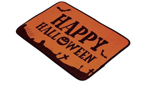 Halloween Deurmat Happy Halloween 60cm, Hobby & Loisirs créatifs, Articles de fête, Envoi