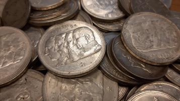 Zilveren munten van België per kilo beschikbaar