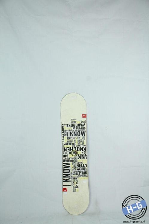 Snowboard - Head White Yellow - 110, Sports & Fitness, Snowboard, Enlèvement ou Envoi