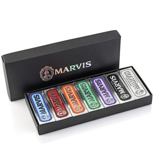 Marvis - 7 flavours box 7x25ml (Mondverzorging), Bijoux, Sacs & Beauté, Beauté | Soins de la bouche, Envoi
