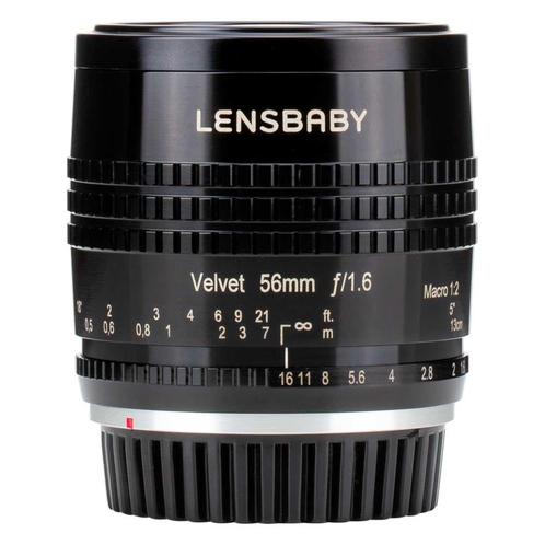 Lensbaby Velvet 56 Zwart (Canon) met garantie, TV, Hi-fi & Vidéo, Photo | Lentilles & Objectifs, Envoi