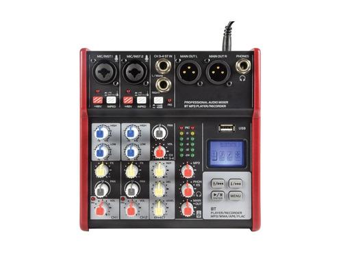 Citronic CSM-4 Mixer Met USB/Bluetooth En Delay Effect, Muziek en Instrumenten, Dj-sets en Draaitafels