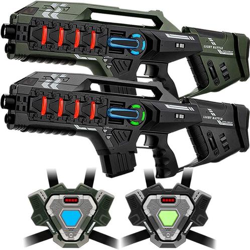 Light Battle Connect Mega Blaster set - 2 Laserguns + Vesten, Kinderen en Baby's, Speelgoed | Buiten | Actiespeelgoed, Nieuw, Ophalen of Verzenden