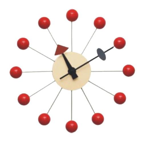 wandklok Ball Klok rood, Maison & Meubles, Accessoires pour la Maison | Horloges, Envoi