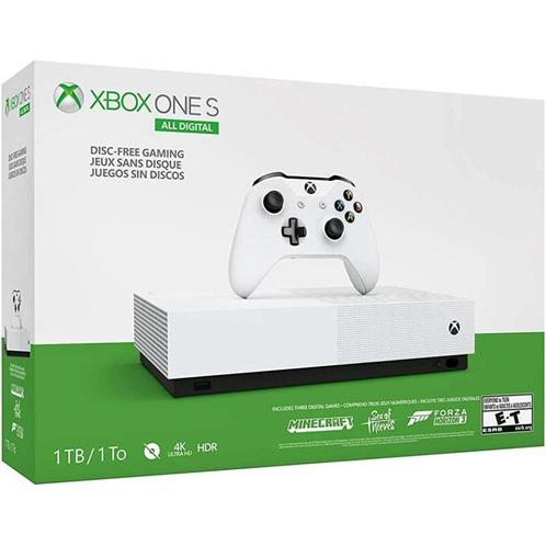 Xbox One S All Digital Edition 1TB Wit + S Controller in..., Games en Spelcomputers, Spelcomputers | Xbox One, Zo goed als nieuw