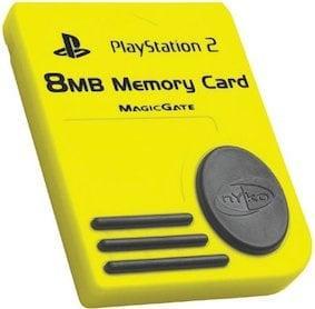 Nyko PS2 8MB Memory Card Geel (PS2 Accessoires), Games en Spelcomputers, Spelcomputers | Sony PlayStation 2, Zo goed als nieuw