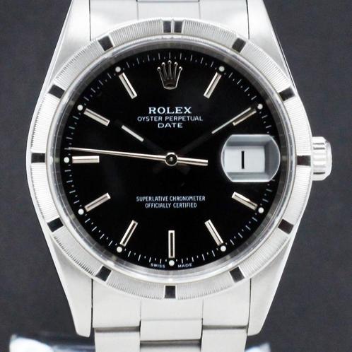 Rolex Oyster Perpetual Date 34 15210 uit 2001, Bijoux, Sacs & Beauté, Montres | Femmes, Envoi
