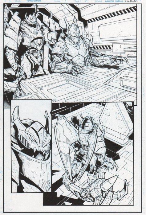 Transformers #1 - Original page 21 by Agustín Padilla - 1, Livres, BD | Comics