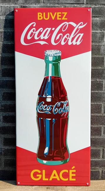 Emaille bord Buvez Coca Cola Glacé