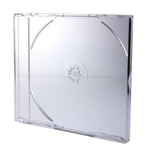 Slim Case 1 cd Transparant 10 stuks, Computers en Software, Beschrijfbare discs, Verzenden