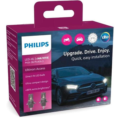 Philips H4 H19 LED Ultinon Access 11342U2500CX LED Lampen, Autos : Pièces & Accessoires, Éclairage, Enlèvement ou Envoi