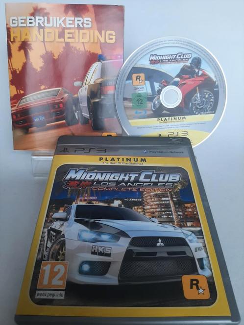 Midnight Club Los Angeles Complete Platinum Playstation 3, Consoles de jeu & Jeux vidéo, Jeux | Sony PlayStation 3, Enlèvement ou Envoi