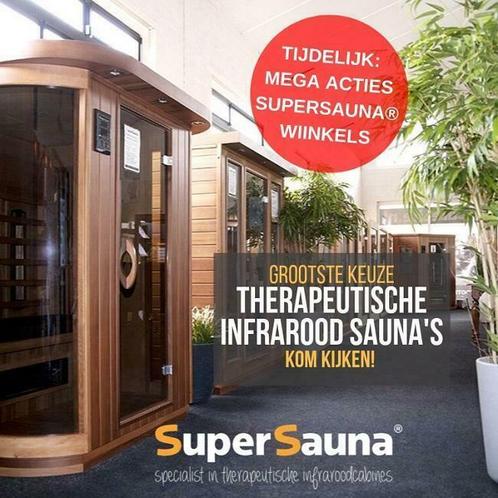 Infrarood Sauna MEGA PROMOS in ALLE winkels van SuperSauna®, Sports & Fitness, Sauna, Envoi