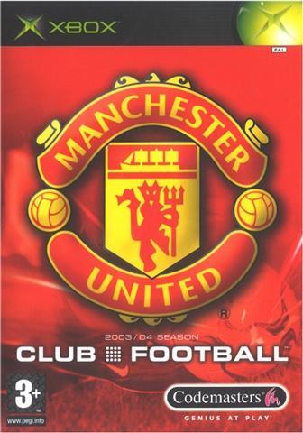 Manchester United Club Football Season 2003/04, Games en Spelcomputers, Games | Xbox Original, Zo goed als nieuw, Ophalen of Verzenden