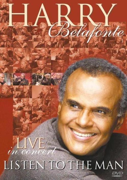 Harry Belafonte - Listen To The Man op DVD, Cd's en Dvd's, Dvd's | Muziek en Concerten, Nieuw in verpakking, Verzenden