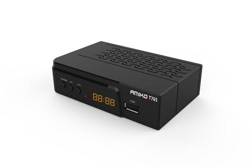 Amiko T765 - Terrestrial ontvanger en Media speler - FHD H.2, Télécoms, Émetteurs & Récepteurs, Enlèvement ou Envoi