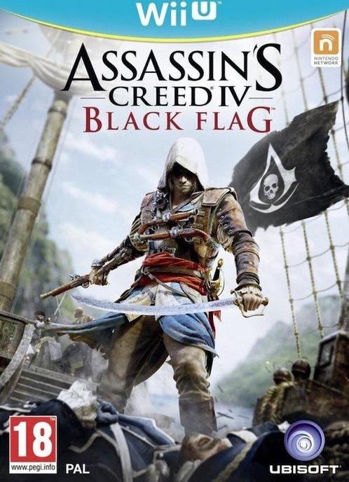 Assassins Creed IV Black Flag (Wii U Games), Games en Spelcomputers, Games | Nintendo Wii U, Zo goed als nieuw, Ophalen of Verzenden