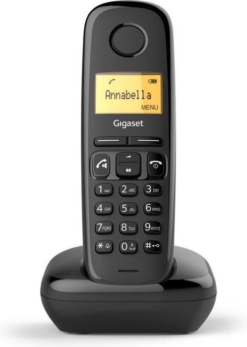 Gigaset AS190 - Single DECT telefoon - Zwart, Telecommunicatie, Vaste telefoons | Handsets en Draadloos, Nieuw, Verzenden