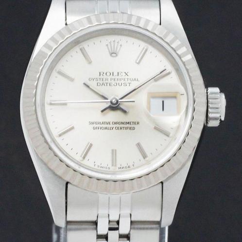 Rolex Lady-Datejust 26 69174 uit 1991, Bijoux, Sacs & Beauté, Montres | Femmes, Envoi