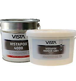 Vista Vistapox 4000 twee componenten 2K epoxy coating set V-, Bricolage & Construction, Peinture, Vernis & Laque, Envoi