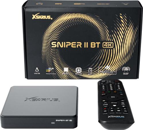 Xsarius Sniper 2 Bluetooth 4K UHD Linux OTT Mediastreamer, Télécoms, Émetteurs & Récepteurs, Enlèvement ou Envoi