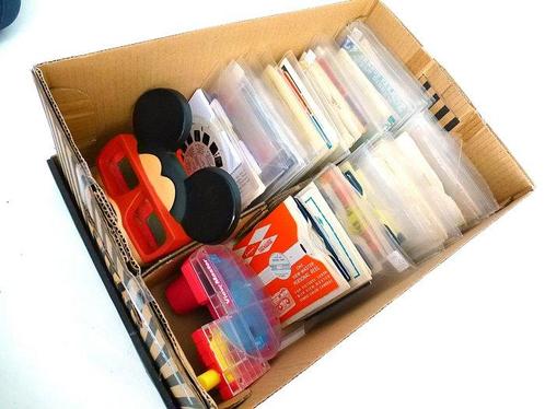 Viewmaster, very large lot of reels from B-series packets, Collections, Appareils photo & Matériel cinématographique