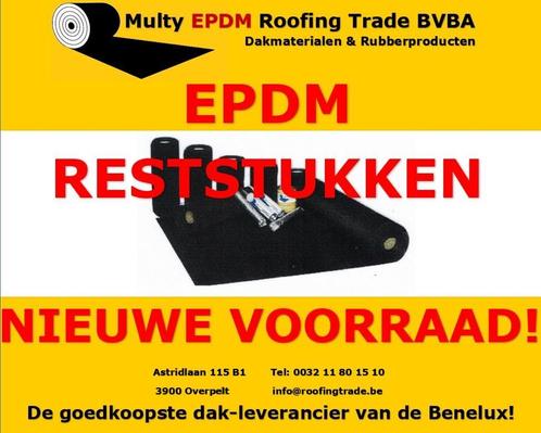 EPDM DAKBEDEKKING UIT1 ST 1,20 + 1,5MM DIK va .€6,50 p/m² ex, Bricolage & Construction, Tuiles & Revêtements de toit, Enlèvement ou Envoi