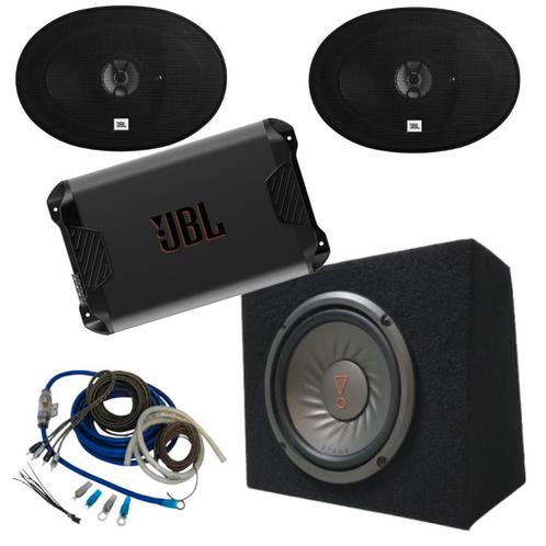Complete JBL audio set Versterker Sub en Speakers, Autos : Divers, Haut-parleurs voiture, Envoi