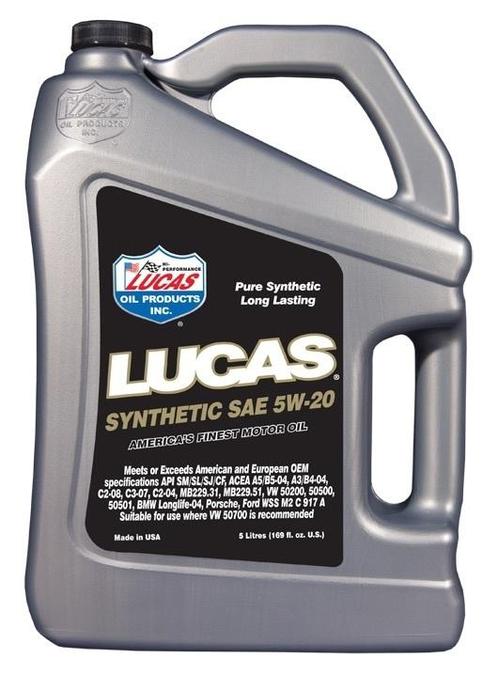 Lucas 5W20. 5 liter verpakking, Motoren, Accessoires | Onderhoudsmiddelen, Verzenden