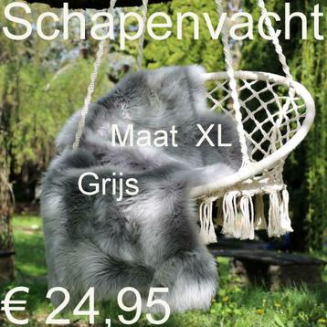 GRIJS Schapenvacht schapenhuid schapenvel lamsvacht € 24,95