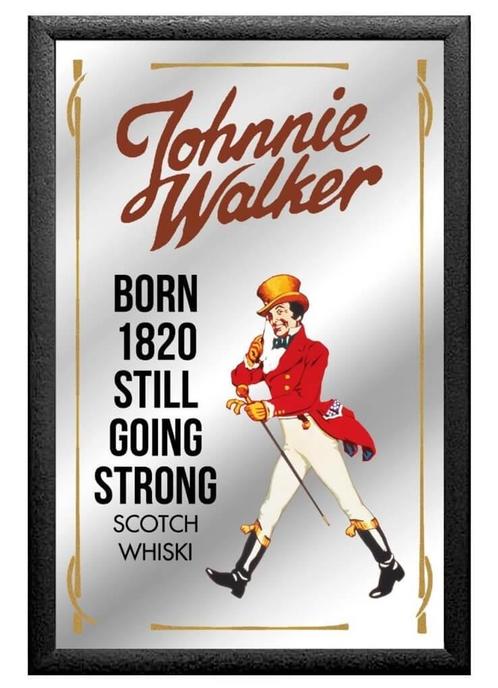 Johnnie Walker spiegel Born 1820, Maison & Meubles, Accessoires pour la Maison | Autre, Envoi