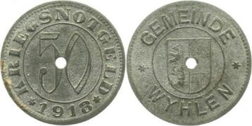 Duitsland 50 Pfennig oorlogsnotgeld Wyhlen 1918 sehr scho...