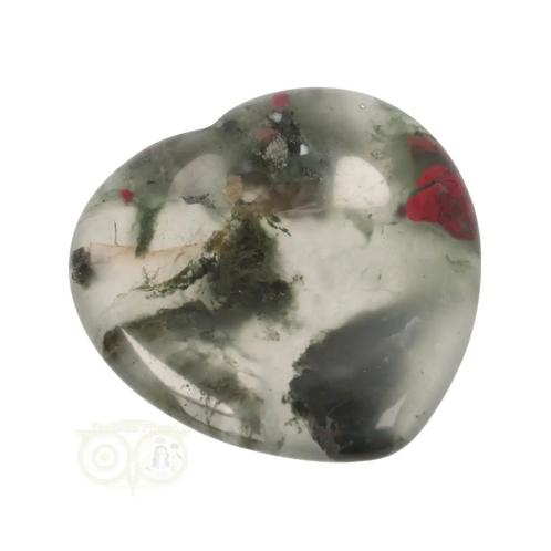 Drakenbloed Jaspis  hart worry stone ( Zorgen steen ) Nr 16, Bijoux, Sacs & Beauté, Pierres précieuses, Envoi