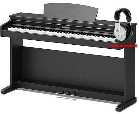 Piano digital Dynatone SLP-230 noir à louer à 35€ par mois, Musique & Instruments, Pianos, Noir, Piano, Neuf, Digital, Envoi
