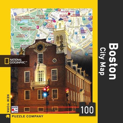 Boston City Map Mini 100 piece jigsaw puzzle op Overig, Enfants & Bébés, Jouets | Puzzles pour enfants, Envoi