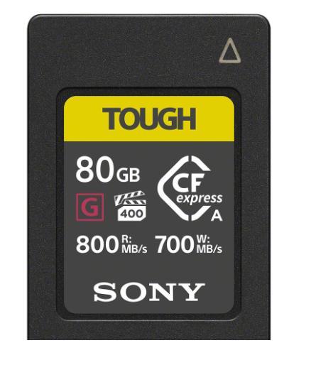 Sony CFexpress Tough type A 80 GB -  Incl. Btw, TV, Hi-fi & Vidéo, Photo | Cartes mémoire, Comme neuf, Enlèvement ou Envoi