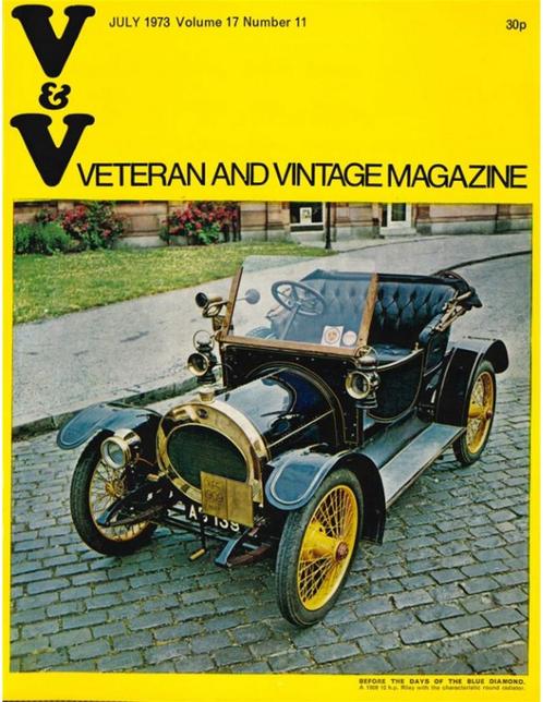 1973 VETERAN AND VINTAGE MAGAZINE 11 ENGELS, Livres, Autos | Brochures & Magazines, Enlèvement ou Envoi
