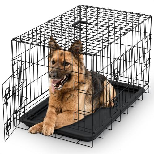 Avalo Hondenbench XXL - Bench Voor Honden - Opvouwbare Kooi, Animaux & Accessoires, Caisses pour chiens, Envoi