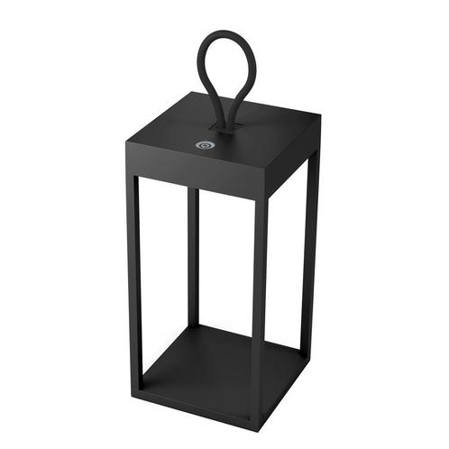 Tafel en bureaulampen Carlo Touch oplaadbaar zwart, Maison & Meubles, Lampes | Lampes de table, Envoi