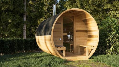 Barrel sauna FinnWald, Luxe in uw eigen tuin! | Buiten sauna, Sport en Fitness, Sauna, Fins of Traditioneel, Complete sauna, Nieuw