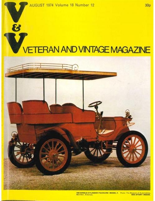 1974 VETERAN AND VINTAGE MAGAZINE 12 ENGELS, Livres, Autos | Brochures & Magazines, Enlèvement ou Envoi