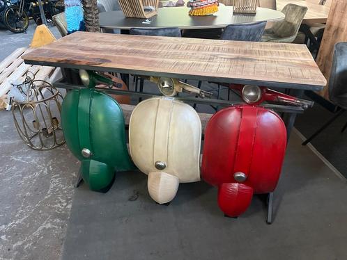 Bartafel vespa’s italië, Huis en Inrichting, Tafels | Bijzettafels, Nieuw, Ophalen