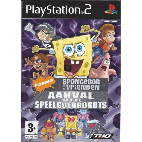 Spongebob en zijn Vrienden Aanval van de Speelgoedrobots, Consoles de jeu & Jeux vidéo, Jeux | Sony PlayStation 2, Enlèvement ou Envoi