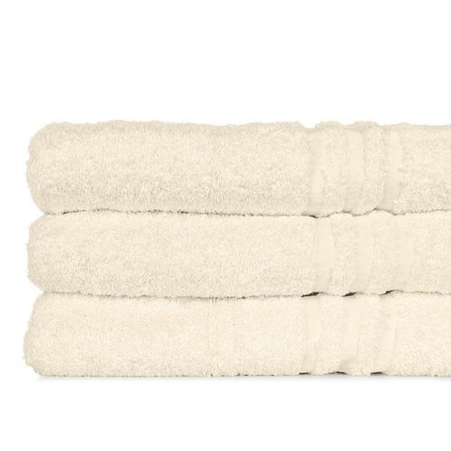 Handdoek Beige 50x100cm 100% Katoen 500 GSM - Treb TT, Huis en Inrichting, Keuken | Textiel, Theedoek of Handdoek, Overige kleuren