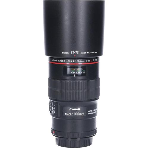 Tweedehands Canon EF 100mm f/2.8L IS Macro USM CM9289, TV, Hi-fi & Vidéo, Photo | Lentilles & Objectifs, Enlèvement ou Envoi