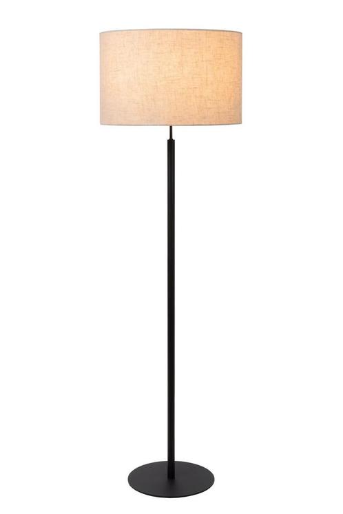 Lucide MAYA - Vloerlamp - Ø 45 cm - 1xE27 - Beige, Maison & Meubles, Lampes | Lampadaires, Envoi