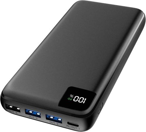 Strex Powerbank - 27.000 mAh - 22.5W Snellader - USB-A/USB-C, Télécoms, Batteries externes, Envoi