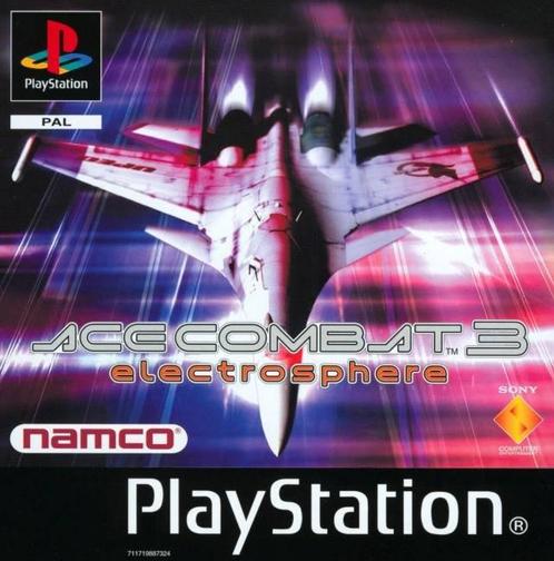 Ace Combat 3 Electrosphere (Buitenlands Doosje) (PS1 Games), Consoles de jeu & Jeux vidéo, Jeux | Sony PlayStation 1, Enlèvement ou Envoi