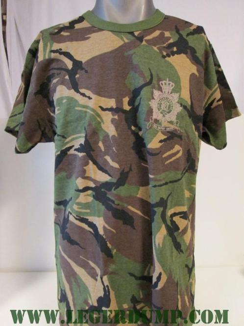 T-shirt camouflage met Mariniers opdruk (T-shirts, Kleding), Kleding | Heren, T-shirts, Nieuw, Verzenden