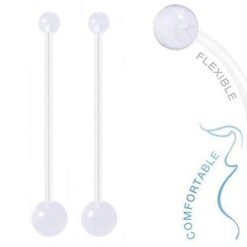 Fako Bijoux® - Zwangerschapspiercing - Bioplast Duo Classic, Bijoux, Sacs & Beauté, Piercings, Envoi